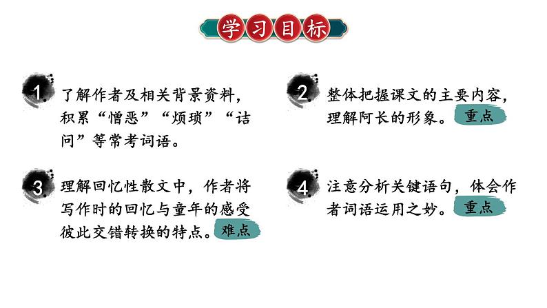 部编版七年级语文下册--10 阿长与《山海经》（优质课件1）第3页