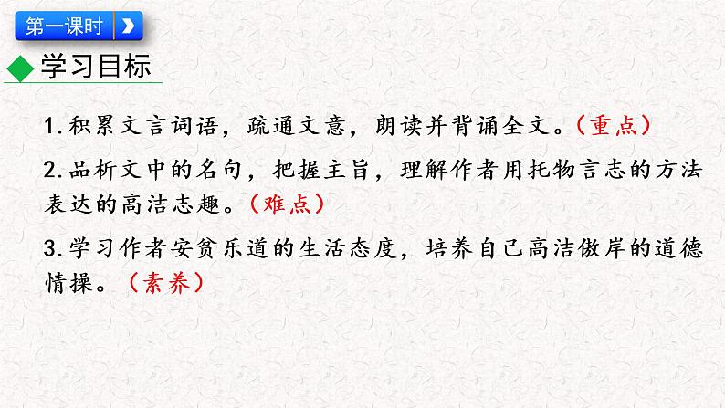 16 短文两篇（陋室铭 爱莲说）教学课件 人教部编版七年级下册语文03