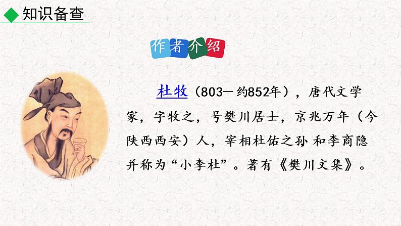 课外古诗词诵读（泊秦淮 贾生 过松源晨炊漆公店 约客 ）教学课件 部编七年级下册语文04