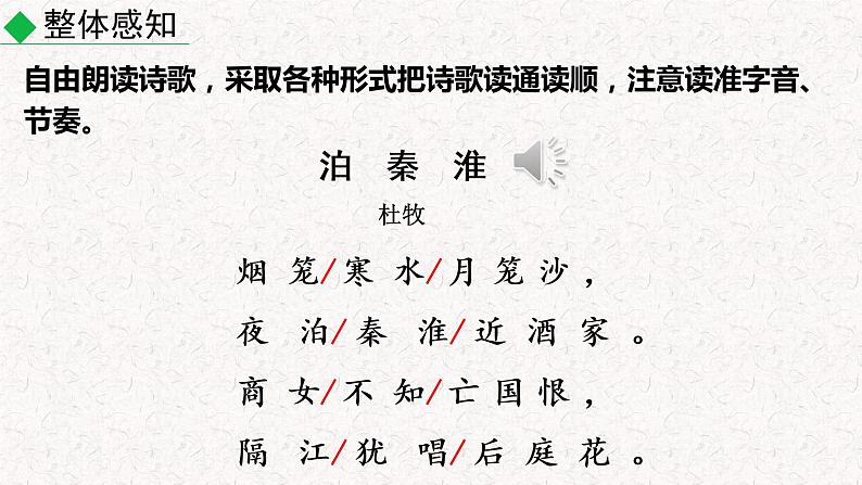 课外古诗词诵读（泊秦淮 贾生 过松源晨炊漆公店 约客 ）教学课件 部编七年级下册语文06