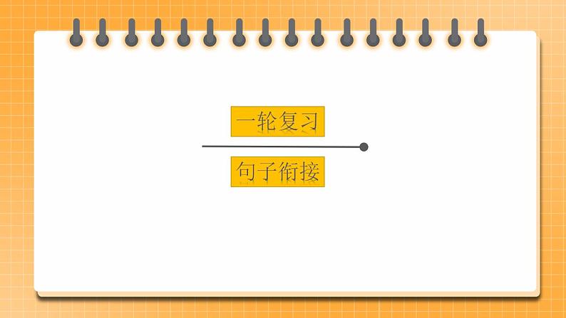 【中考一轮复习】中考语文一轮复习通关训练课件：《 句子衔接和排序》01