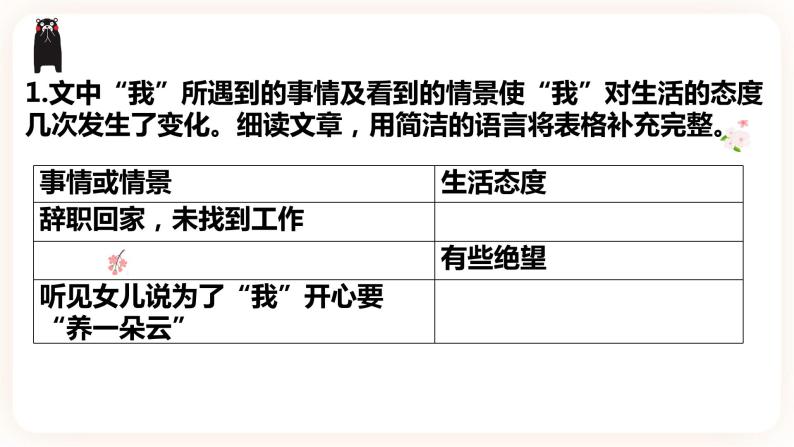 【中考一轮复习】中考语文一轮复习通关训练课件：八年级上册《记叙文阅读综合训练》06