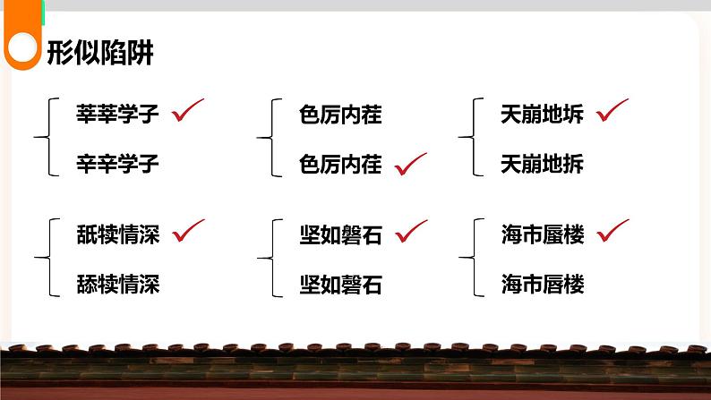 【中考一轮复习】中考语文一轮复习通关训练课件：字形专题1《错别字的陷阱》05