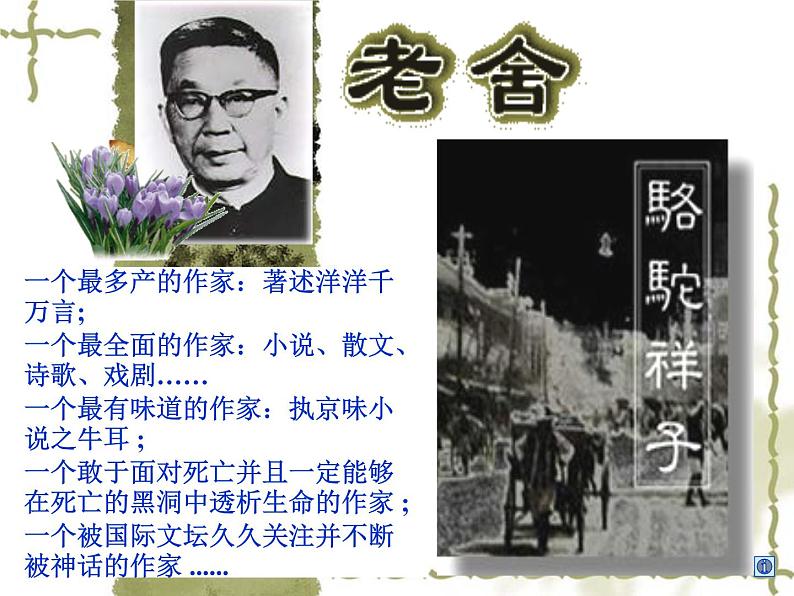 七年级(下)名著导读《骆驼祥子》课件PPT第2页