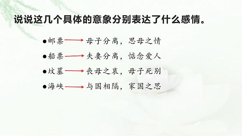 乡愁-2022-2023学年九年级语文上学期精品随堂课件08