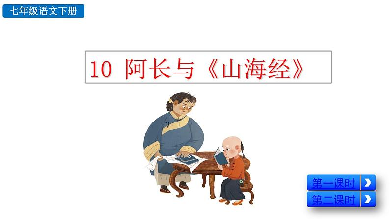 部编版七年级语文下册--10 阿长与《山海经》（精品课件）第4页