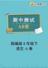 部编版语文8年级下【期中测试AB卷】·A基础测试