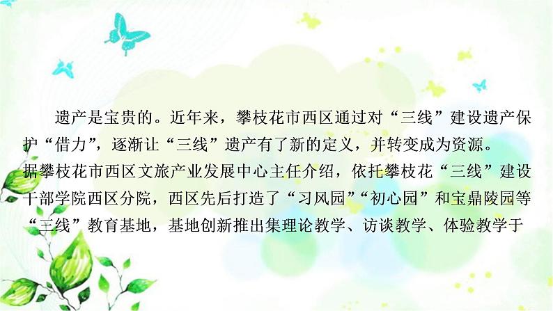 中考语文复习专题十五非连续性文本阅读作业课件第3页