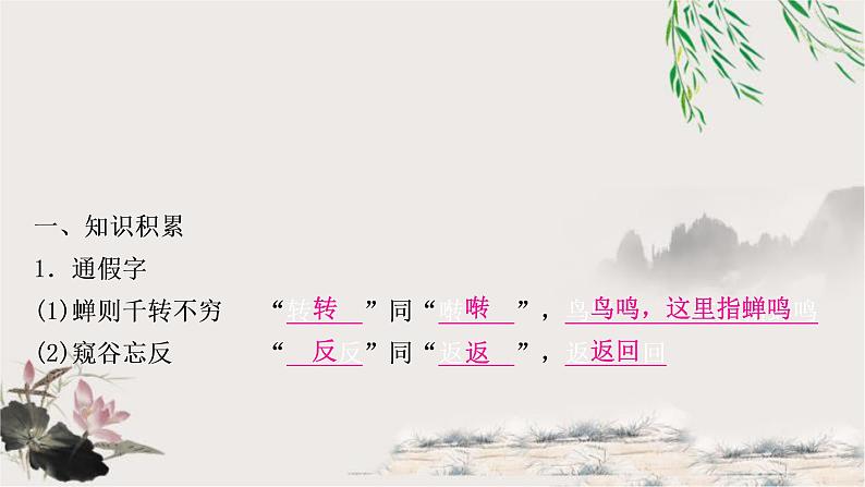 中考语文复习14与朱元思书教学课件第2页