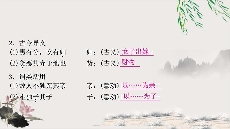 中考语文复习26大道之行也教学课件第3页
