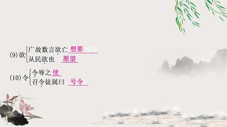 中考语文复习36陈涉世家教学课件08