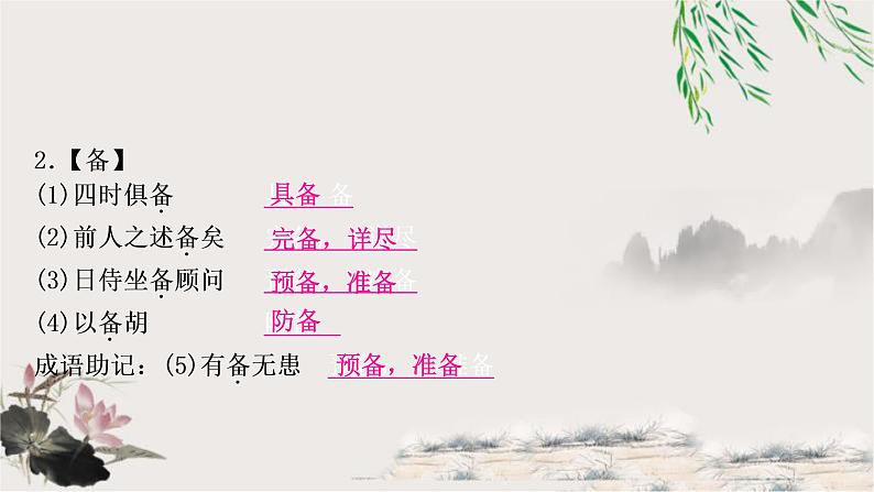 中考语文复习1120个文言文实词教学课件第5页