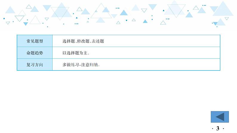 中考总复习语文4.-第一部分 基础知识及运用-语言连贯得体与病句辨析修改-专题一  语言连贯课件第4页
