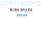 中考总复习语文22.-第三部分 现代文阅读-说明文阅读课件