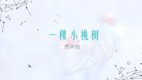 初中语文人教部编版七年级下册一棵小桃树评优课课件ppt