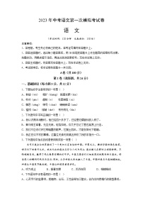 语文（四川成都卷）-2023年中考第一次模拟考试卷