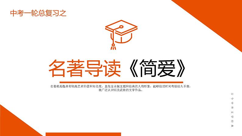 中考语文名著复习--《简爱》复习课件第1页