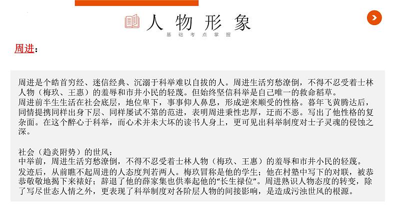 中考语文名著复习--《儒林外史》复习课件第7页