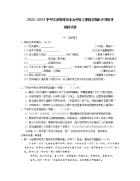 2022-2023学年江苏省南京市九年级上册语文期末专项提升模拟试卷（含解析）