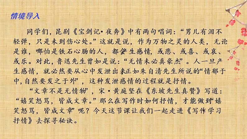 第二单元“学习抒情”（训练课件+满分作文点评）2022-2023学年七下语文单元作文课件及满分作文点评03