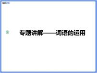 【精品课件】中考冲刺—基础模块：词语的运用