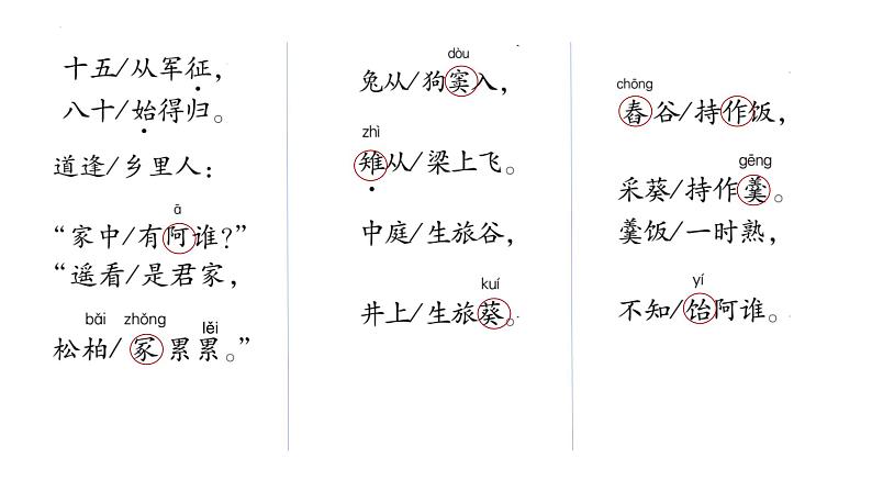 第24课《诗词曲五首：十五从军征》课件2022-2023学年部编版语文九年级下册第5页