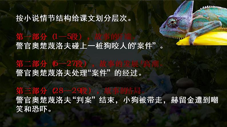 第6课《变色龙》课件2022-2023学年部编版语文九年级下册07