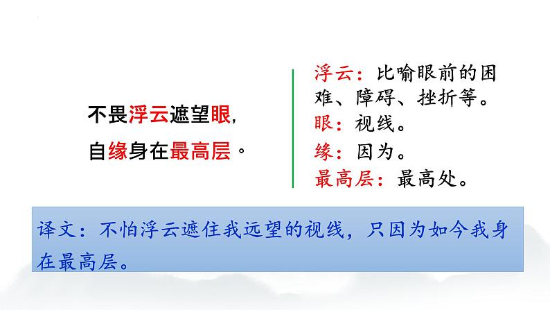 第21课《古代诗歌五首——登飞来峰》课件   部编版语文七年级下册06