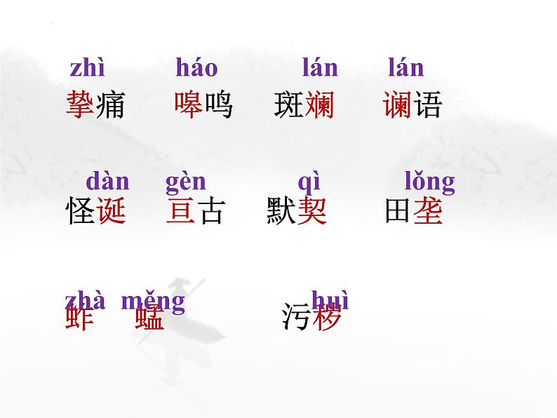 第8课《土地的誓言》课件  部编版语文七年级下册第6页