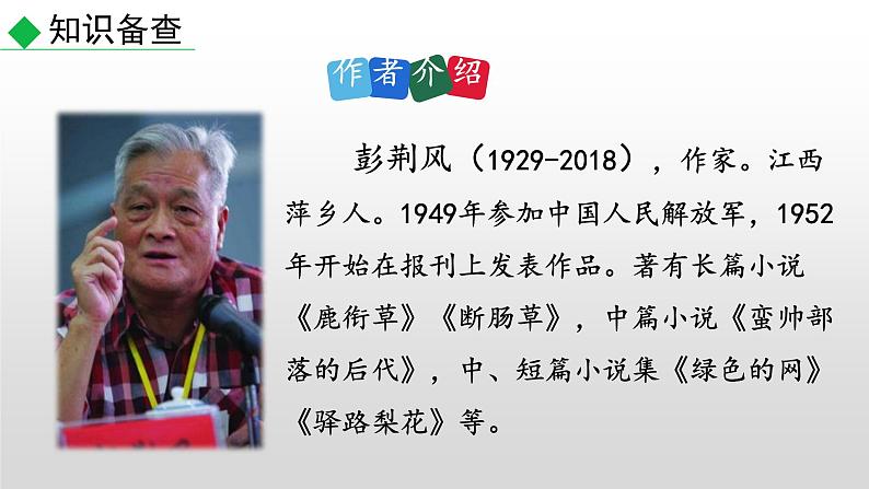 部编版七年级语文下册--15 驿路梨花（课件）04