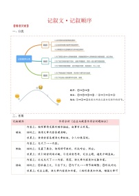 中考语文一轮专题复习：第2讲+现代文阅读——记叙顺序
