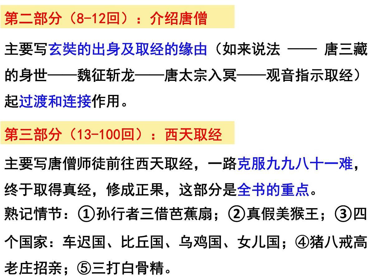 2023年中考语文一轮复习：《西游记》课件第6页