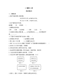 人教部编版九年级下册梅岭三章复习练习题