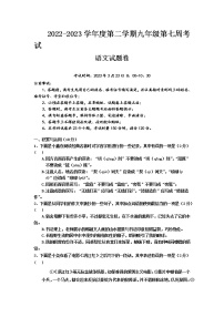 湖南省长沙市开福区湘一立信实验学校2022-2023学年九年级下学期第一次月考语文试题