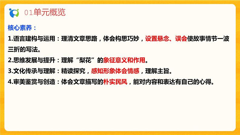 2023春季语文备课：《15 驿路梨花》课件第4页