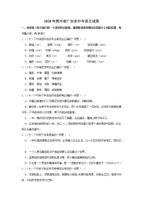2020年四川省广安市中考语文试卷