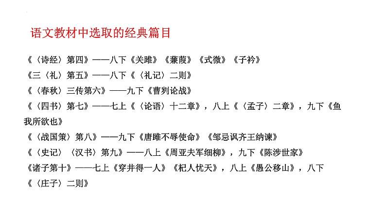 第三单元名著导读《经典常谈》课件2022-2023学年部编版语文八年级下册07