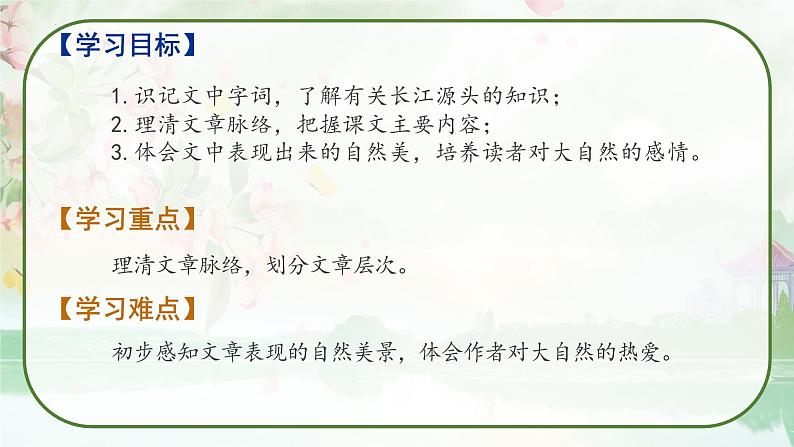 18《在长江源头各拉丹冬》课件第2页