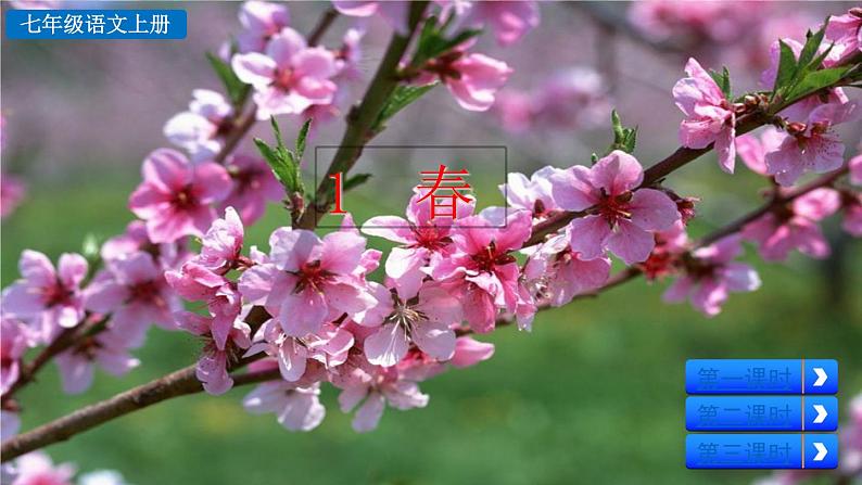部编版语文七年级上册《春》课件01