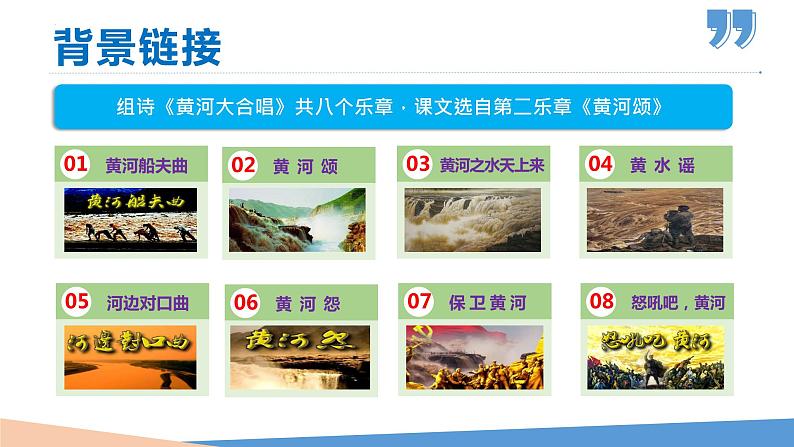 第5课 黄河颂-2022-2023学年七年级语文下册同步教学课件第7页