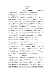中考语文二轮专题复习知识点总结 文言文阅读 25 曹刿论战