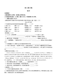 2023年辽宁省大连市中山区中考一模语文试题（含答案）