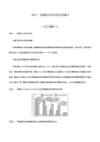 初中语文中考复习 专题四　非连续性文本阅读考点2　转换图文信息,筛选信息要点 训练（教师版）—2021届中考语文专项复习