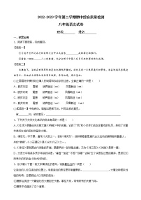 期中综合质量检测试卷（原卷+答案）2022-2023学年部编版语文八年级下册部编版