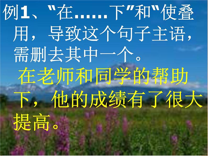 病句的修改   课件  2023年中考语文二轮专题第6页