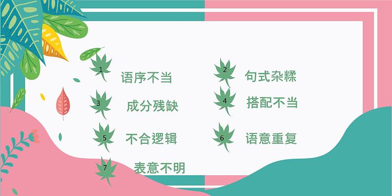 中考语文一轮专题复习：常见病句辨析课件PPT第2页