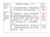 非连续性文本阅读    课件  2023年中考语文二轮专题