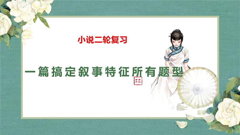 练透一篇搞定小说叙事特征类题型   课件  2023年中考语文二轮专题第1页