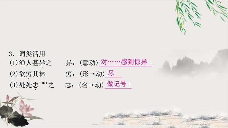 中考语文复习专题9桃花源记教学课件08