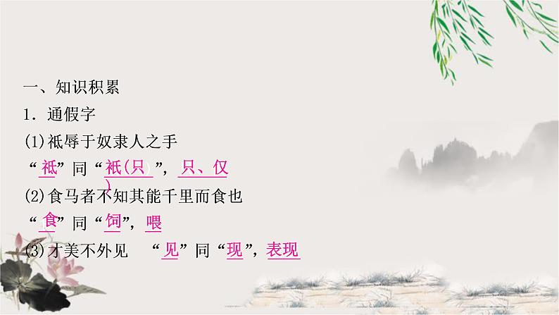 中考语文复习专题13马说教学课件03